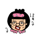 ドット好きの女の子たち（個別スタンプ：16）