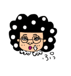 ドット好きの女の子たち（個別スタンプ：19）