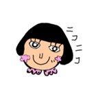ドット好きの女の子たち（個別スタンプ：33）