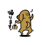 ダックス屋。（個別スタンプ：10）