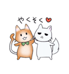 ねことうさぎのものがたり（個別スタンプ：8）