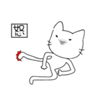 speechless  cat（個別スタンプ：7）