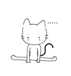 speechless  cat（個別スタンプ：13）