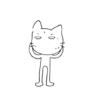 speechless  cat（個別スタンプ：24）