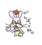 ウサギイヌ（個別スタンプ：40）