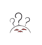 真顔天使のキメえがお（個別スタンプ：3）