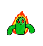 I wanna be cute cactus.（個別スタンプ：6）