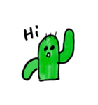 I wanna be cute cactus.（個別スタンプ：13）