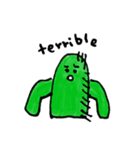 I wanna be cute cactus.（個別スタンプ：21）