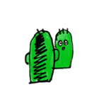 I wanna be cute cactus.（個別スタンプ：22）