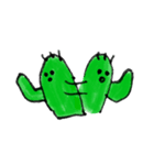 I wanna be cute cactus.（個別スタンプ：26）