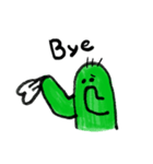 I wanna be cute cactus.（個別スタンプ：29）