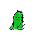 I wanna be cute cactus.（個別スタンプ：32）