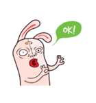 Rude Rabbit（個別スタンプ：3）