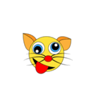 Cutie Flat Cat（個別スタンプ：16）