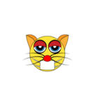 Cutie Flat Cat（個別スタンプ：17）