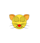 Cutie Flat Cat（個別スタンプ：24）