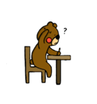 Little Brown Bear in School（個別スタンプ：7）