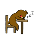 Little Brown Bear in School（個別スタンプ：8）