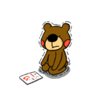 Little Brown Bear in School（個別スタンプ：18）