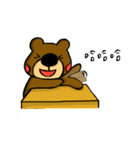 Little Brown Bear in School（個別スタンプ：40）