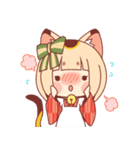 招きねこ娘（個別スタンプ：4）