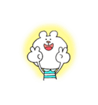ボーダーシャツアニマルズ（個別スタンプ：16）
