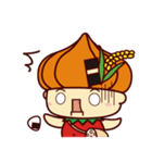しろいしみのりちゃん（個別スタンプ：3）
