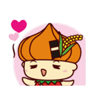 しろいしみのりちゃん（個別スタンプ：5）