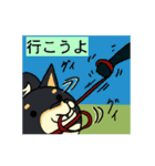 端っこから犬2（個別スタンプ：10）