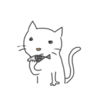 語らず猫（個別スタンプ：1）