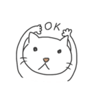 語らず猫（個別スタンプ：5）