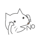 語らず猫（個別スタンプ：6）