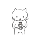 語らず猫（個別スタンプ：20）