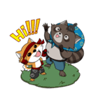 Shiba and Tanuki（個別スタンプ：31）