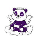 Funny Purple Babie-Panda（個別スタンプ：10）