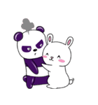 Funny Purple Babie-Panda（個別スタンプ：13）