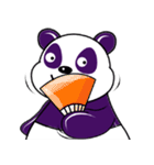 Funny Purple Babie-Panda（個別スタンプ：26）