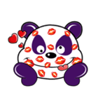 Funny Purple Babie-Panda（個別スタンプ：28）