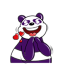 Funny Purple Babie-Panda（個別スタンプ：31）