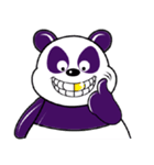 Funny Purple Babie-Panda（個別スタンプ：33）