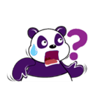 Funny Purple Babie-Panda（個別スタンプ：39）