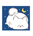 Cute White Dog（個別スタンプ：15）