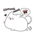 Cute White Dog（個別スタンプ：30）