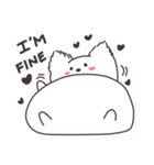 Cute White Dog（個別スタンプ：32）