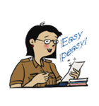 good-humored officer (English version)（個別スタンプ：3）