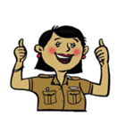 good-humored officer (English version)（個別スタンプ：9）