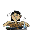 good-humored officer (English version)（個別スタンプ：11）