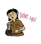 good-humored officer (English version)（個別スタンプ：13）