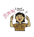 good-humored officer (English version)（個別スタンプ：16）